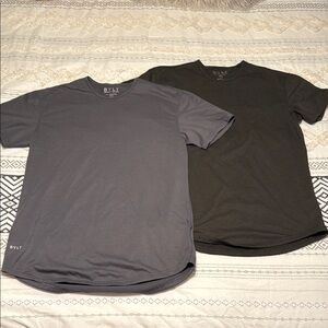 NWOT BYLT Basics Gray and Charcoal Short Sleeve Tees
